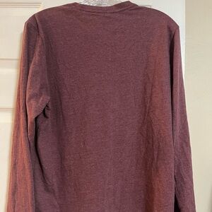 UNTUCKIT Long Sleeve Maroon Top